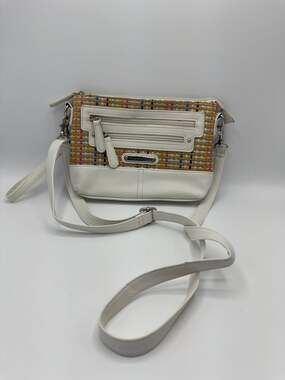 ✨ Stone Mountain Confetti Paper Straw Convertible Crossbody Bag (9.5”x6.5”) ✨